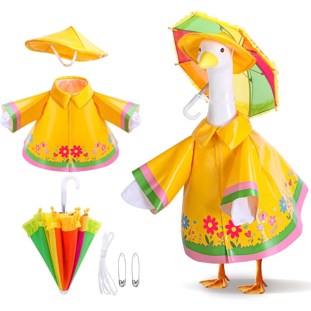 Cute Porch Goose Raincoat Outf - Bonsai Garden Ornaments recensione e prezzo