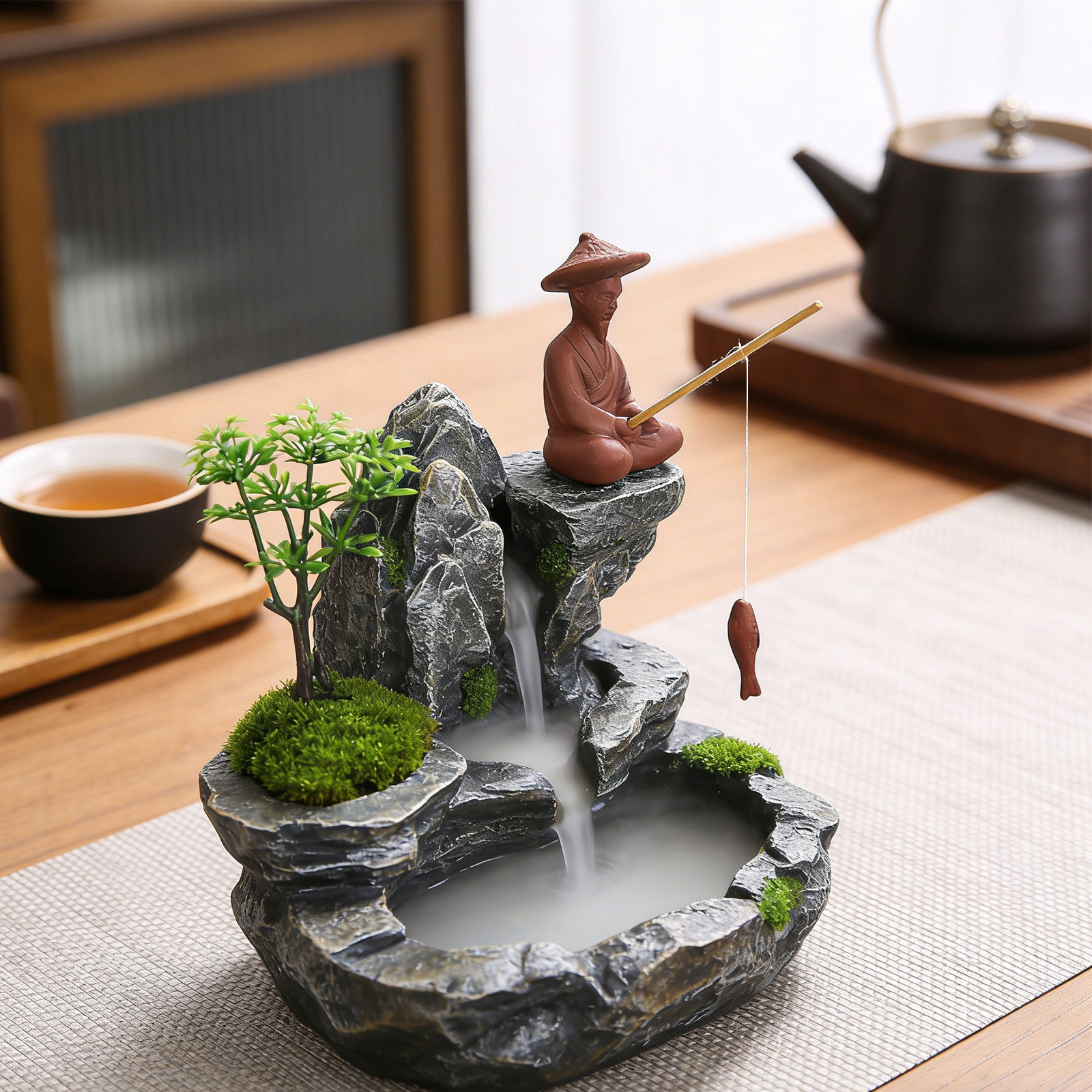 Miniature Chinese Fisherman St - Bonsai Garden Ornaments recensione e prezzo