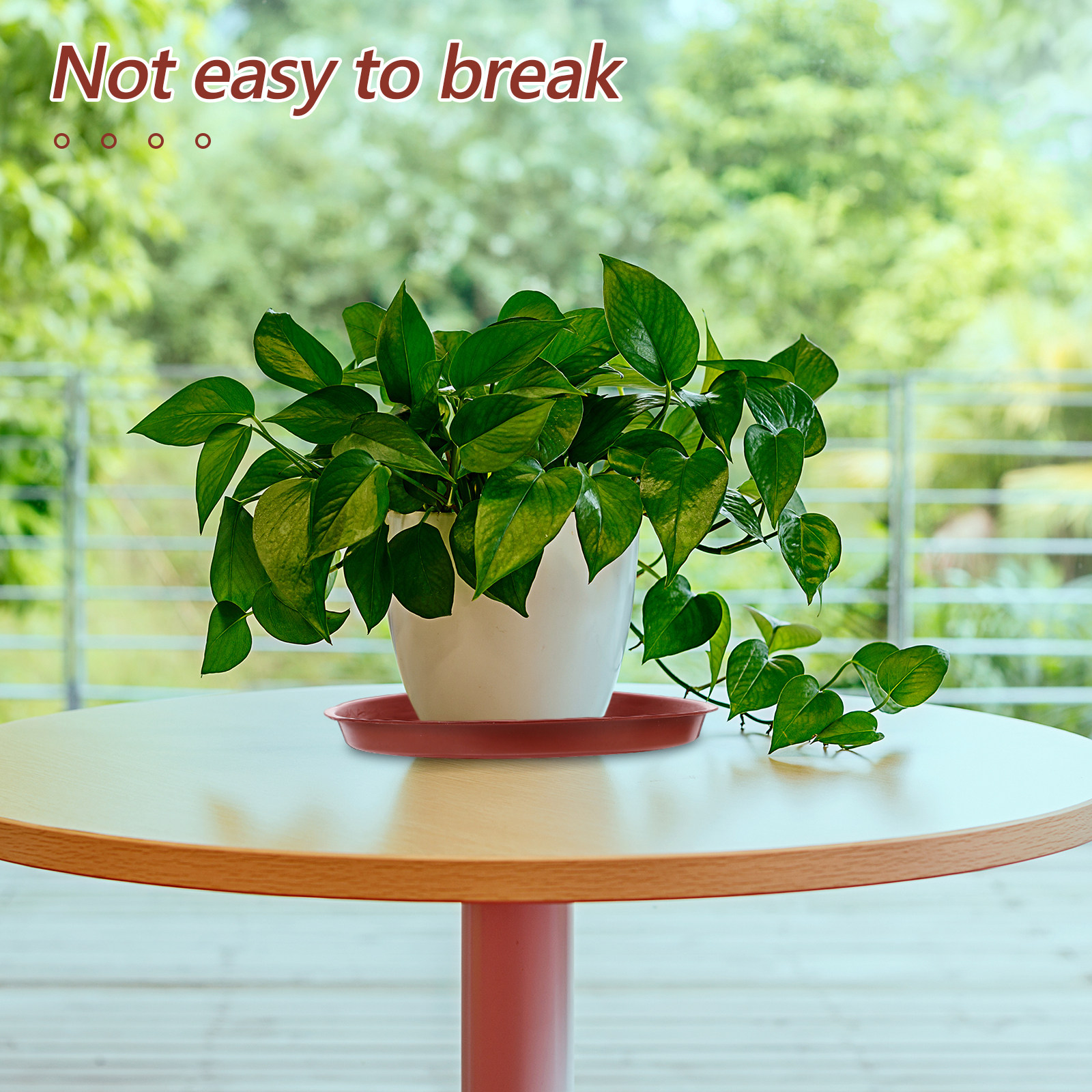 20Pcs Red Plastic Plant Pot Sa - Drip Tray Saucer recensione e prezzo