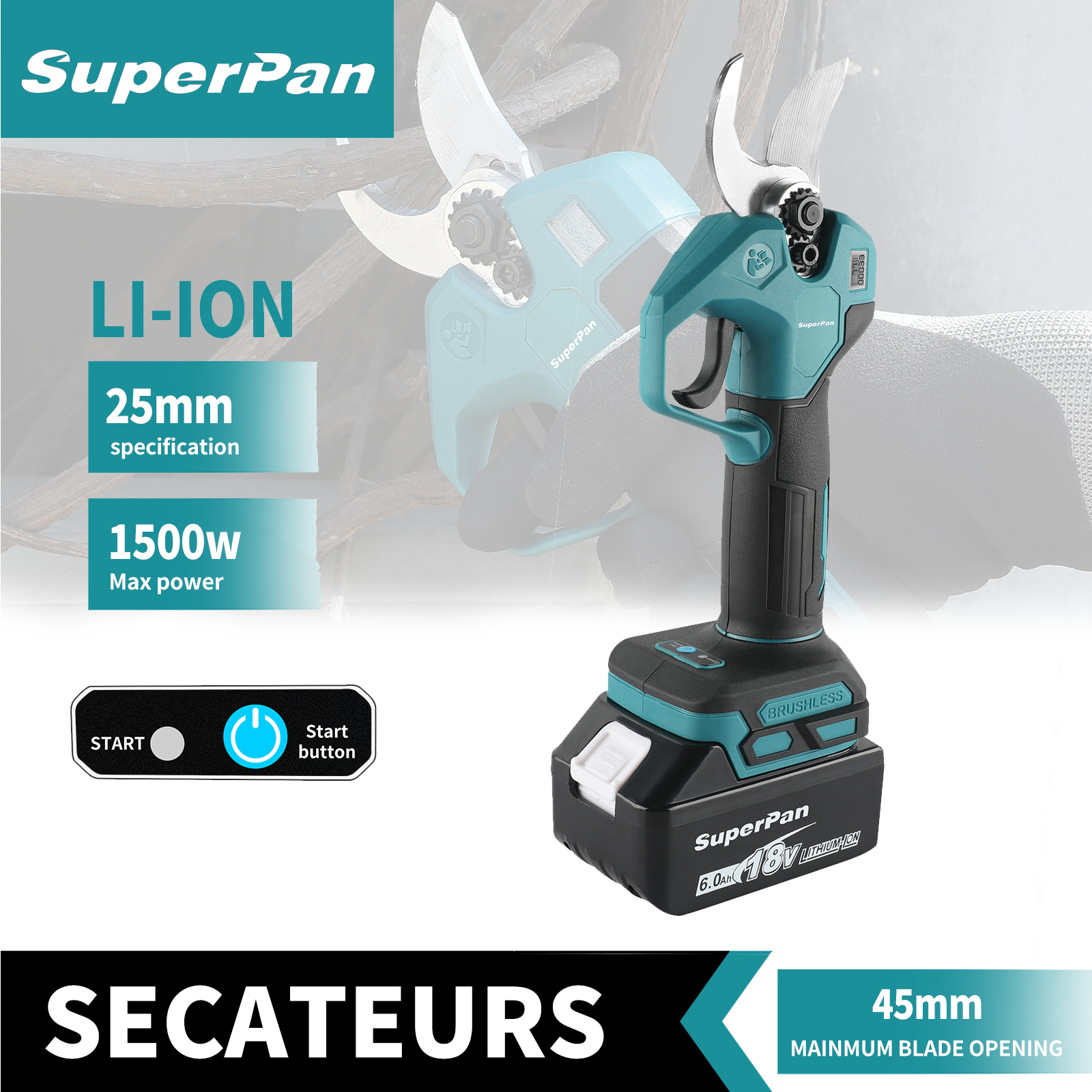 SuperPan 40mm Brushless Cordle - Bonsai Gardener recensione e prezzo