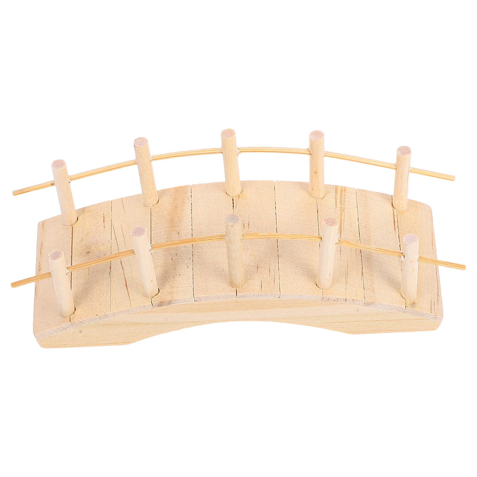 Miniature Wooden Arch Bridge V - Landscape Bonsai Garden recensione e prezzo