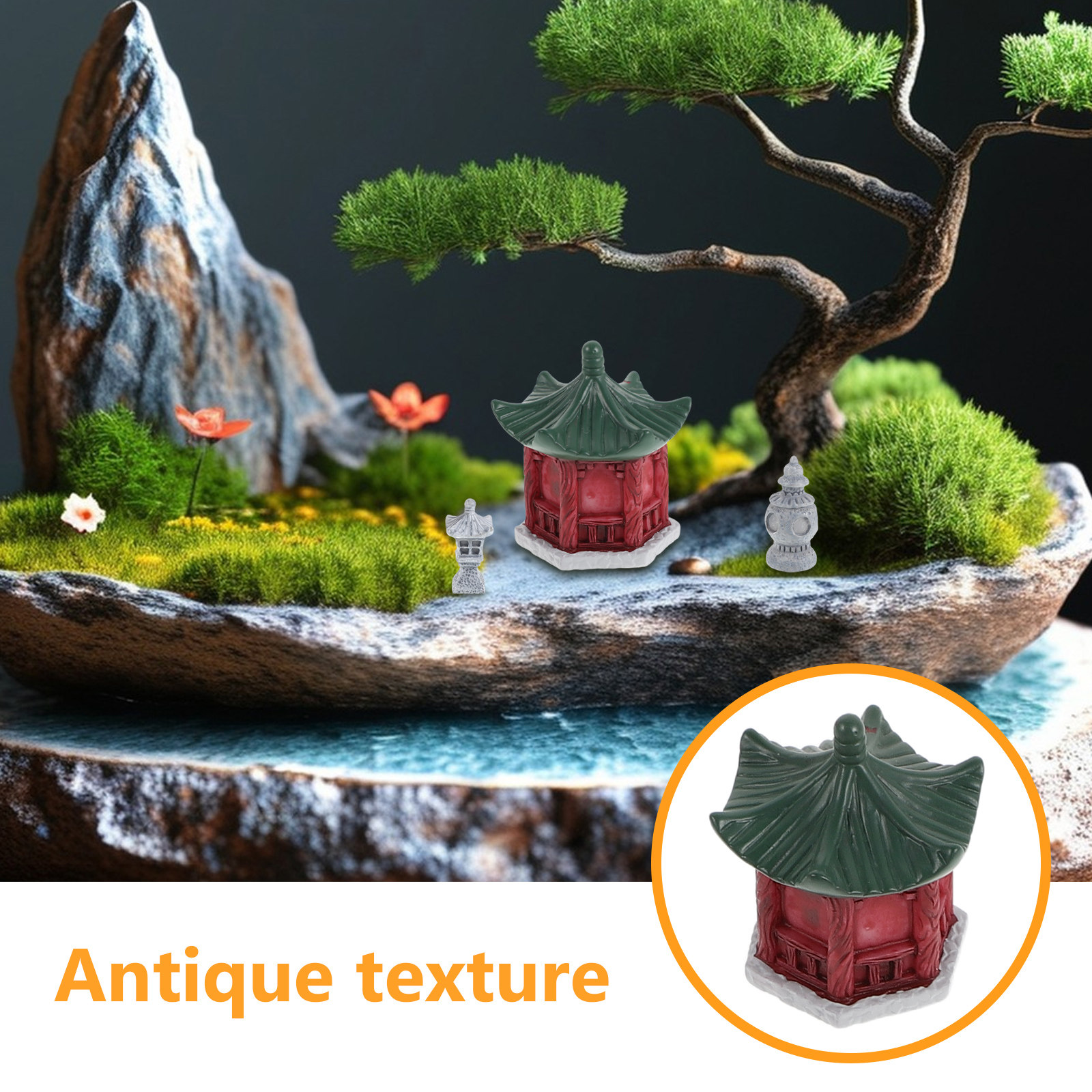 10Pcs Miniature Garden Ornamen - Bonsai Zen Garden Set recensione e prezzo